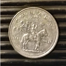 1973 Canadian 25 Cent Coin (Quarter)