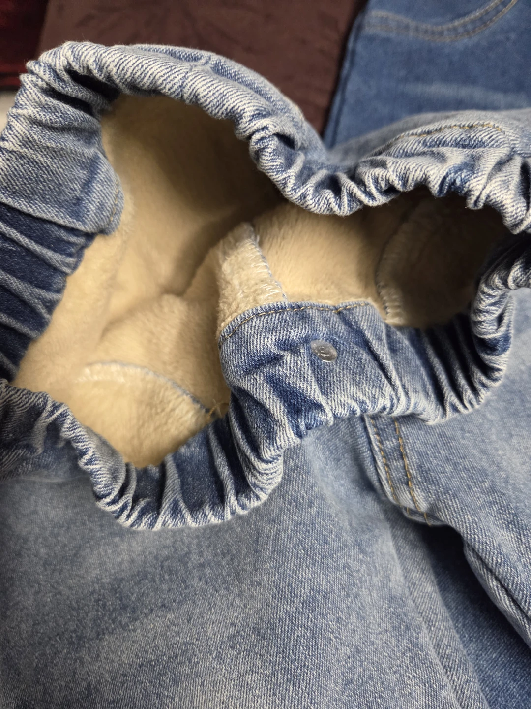 boy's Fleece-Lined Jeans - Blue Denim