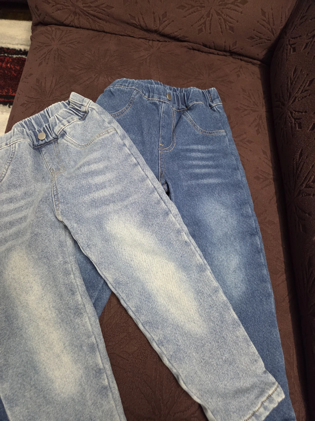 boy's Fleece-Lined Jeans - Blue Denim - photo 2