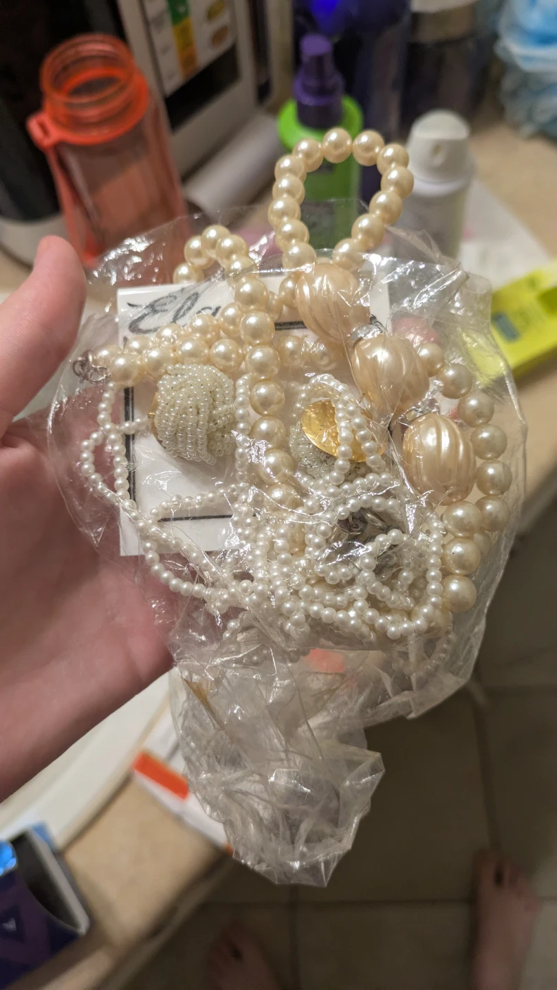 Pearl Necklace and Earring Set - photo 2