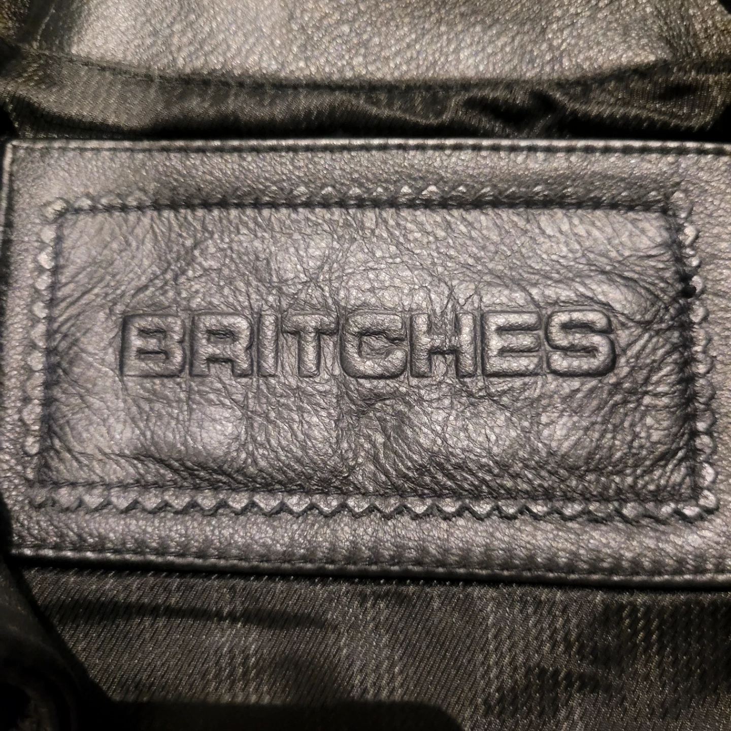 Britches Black Leather Jacket - photo 3