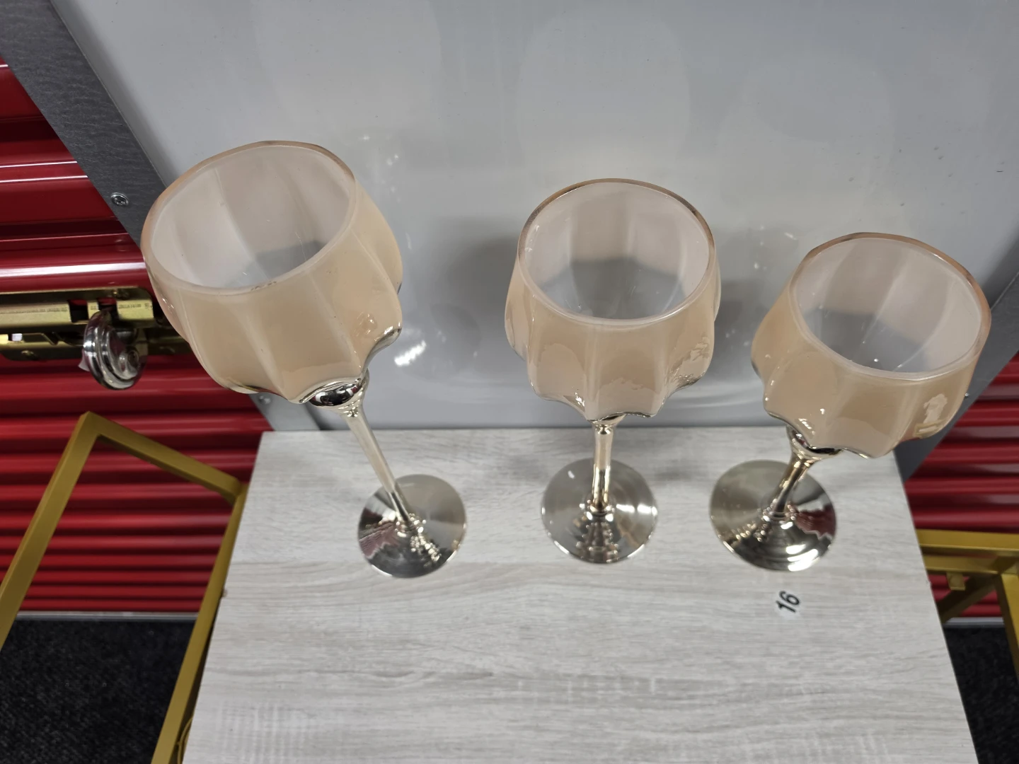 Set of 3 Candlestick Holders - photo 3