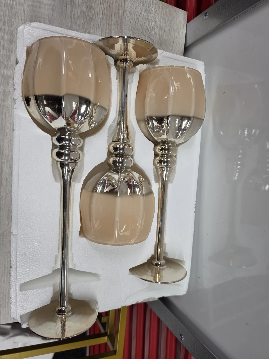 Set of 3 Candlestick Holders - photo 4