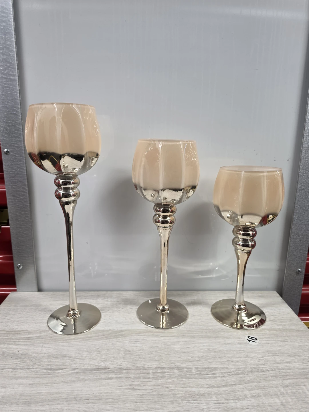 Set of 3 Candlestick Holders - photo 5