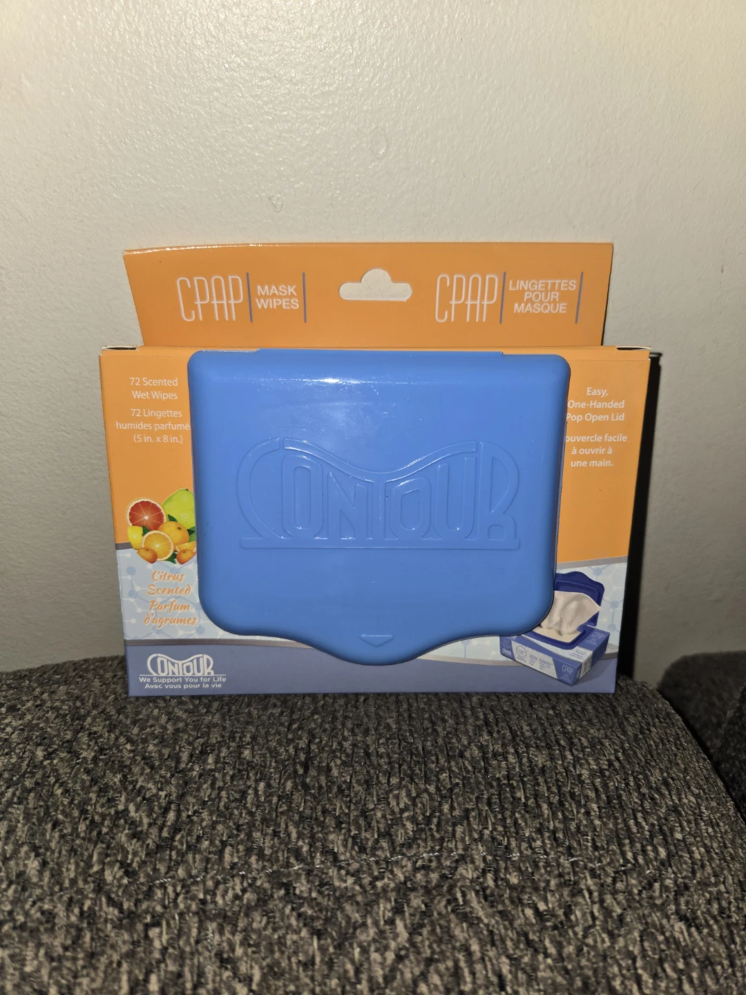 CPAP wet wipes
