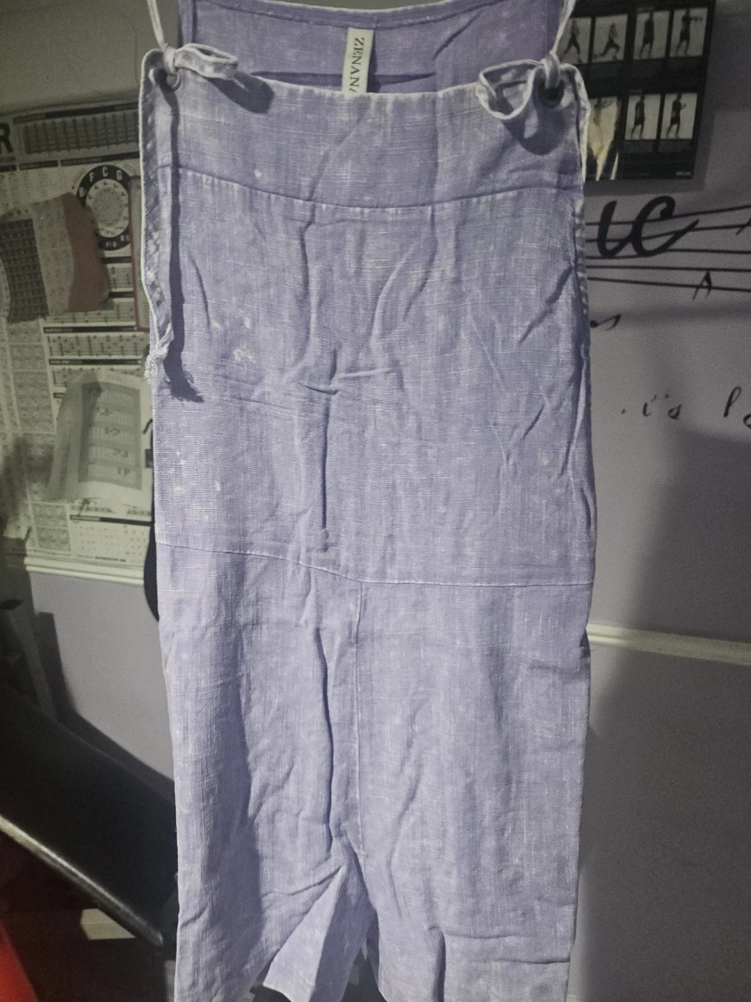 ZENANA Lavender Linen Blend Jumpsuit - photo 2
