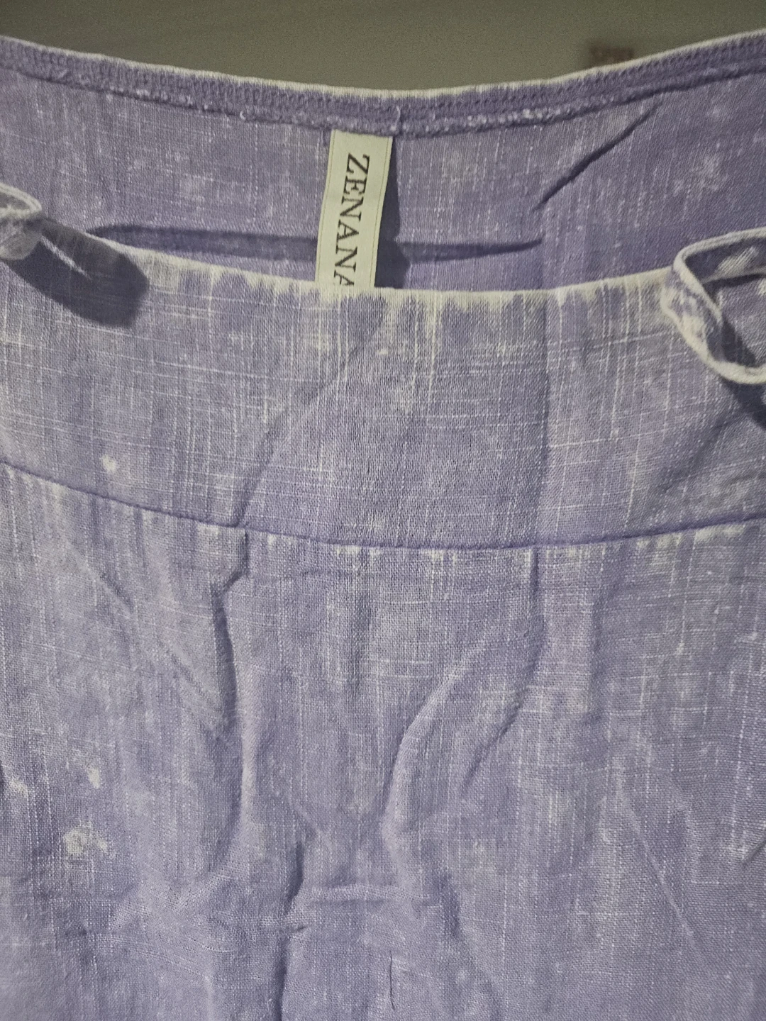 ZENANA Lavender Linen Blend Jumpsuit - photo 3