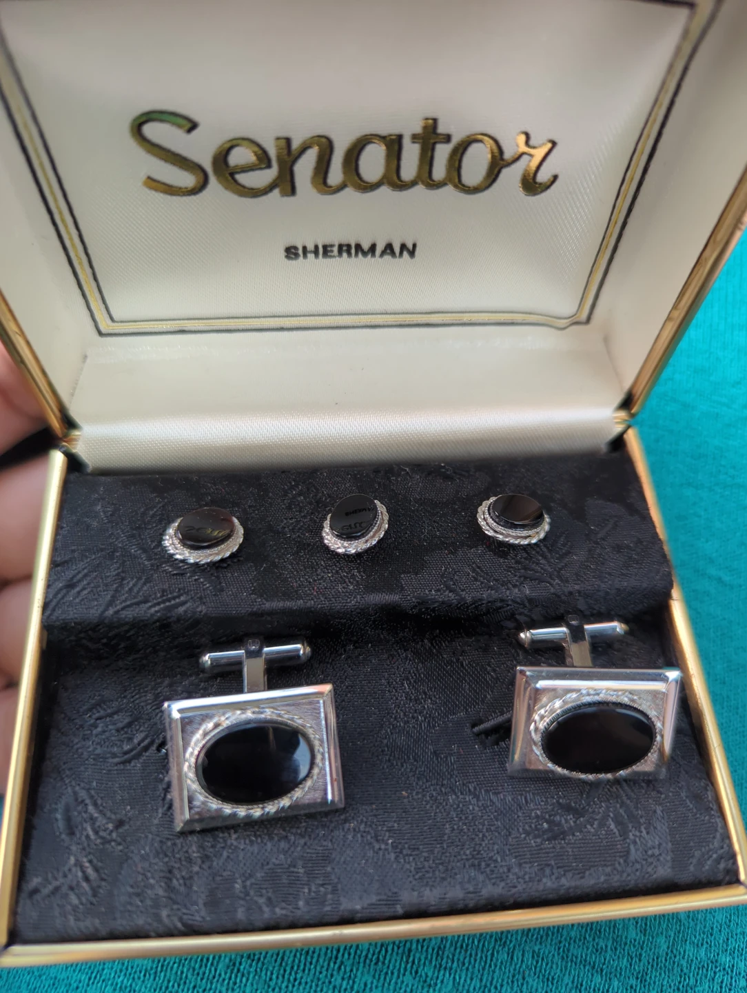 Senator Sherman Cufflinks and Studs Set