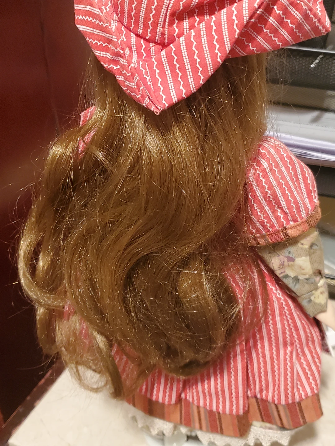 Cassandra Fine Porcelain doll With Stand - photo 4
