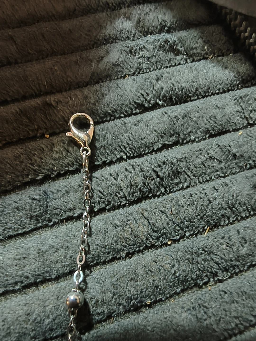 Silver-tone Chain bracelet with Beads - photo 3