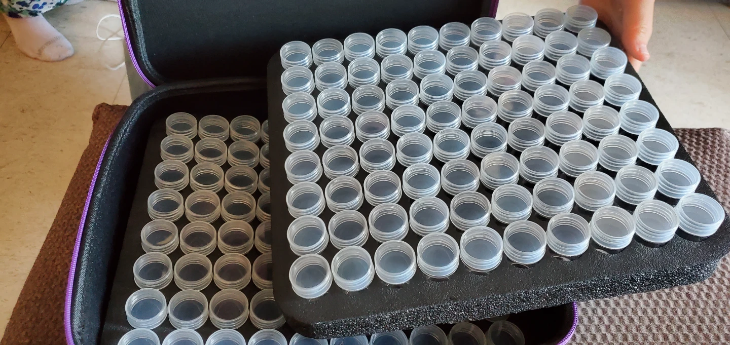 Diamond Painting Storage Case with 60 Jars - photo 2