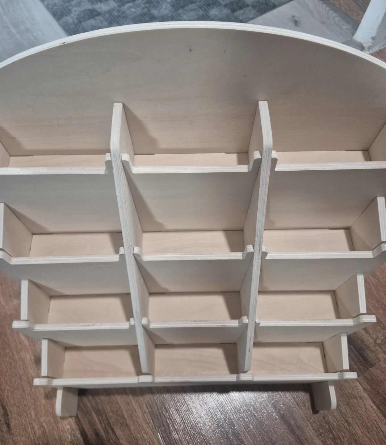 4 Tier Wooden Display Stand Beige - photo 4