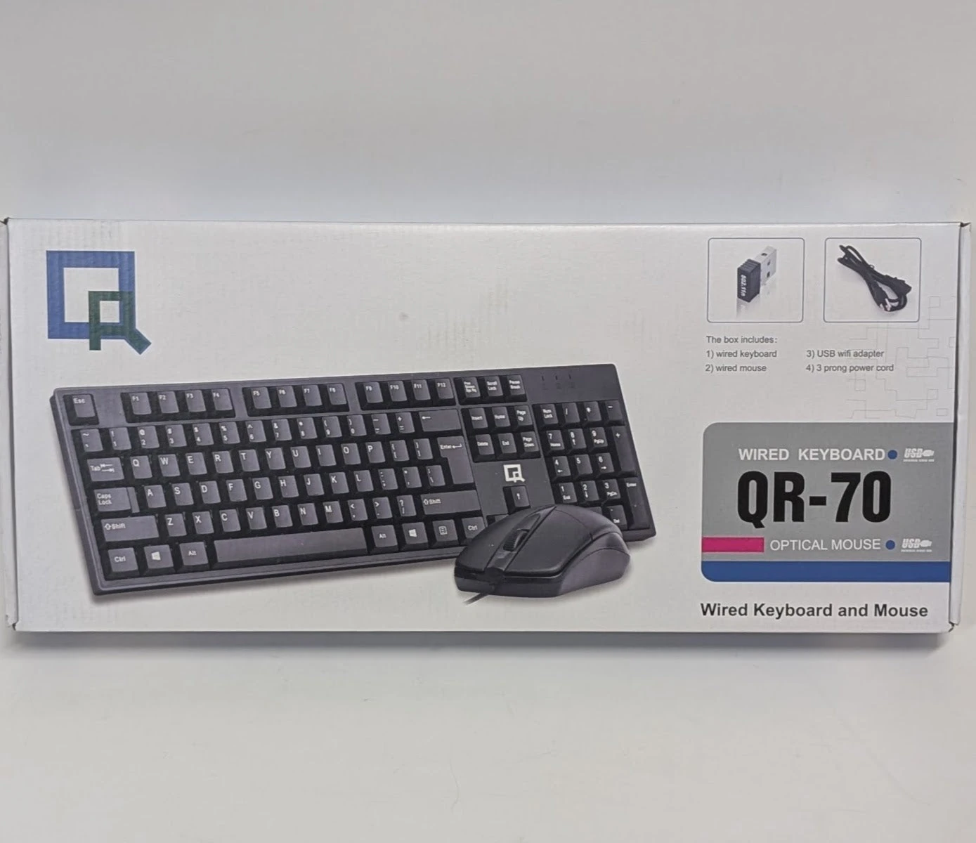 QR-70 Wired Keyboard & Mouse - photo 2
