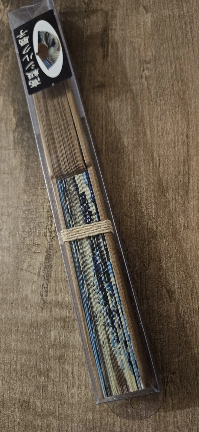 Japanese handheld folding fan - photo 2