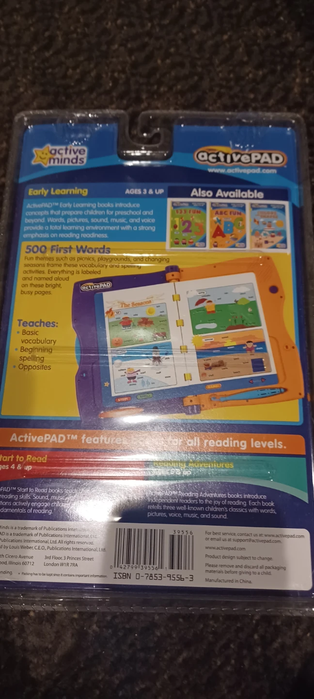 ActivePad 500 First Words Book - photo 2