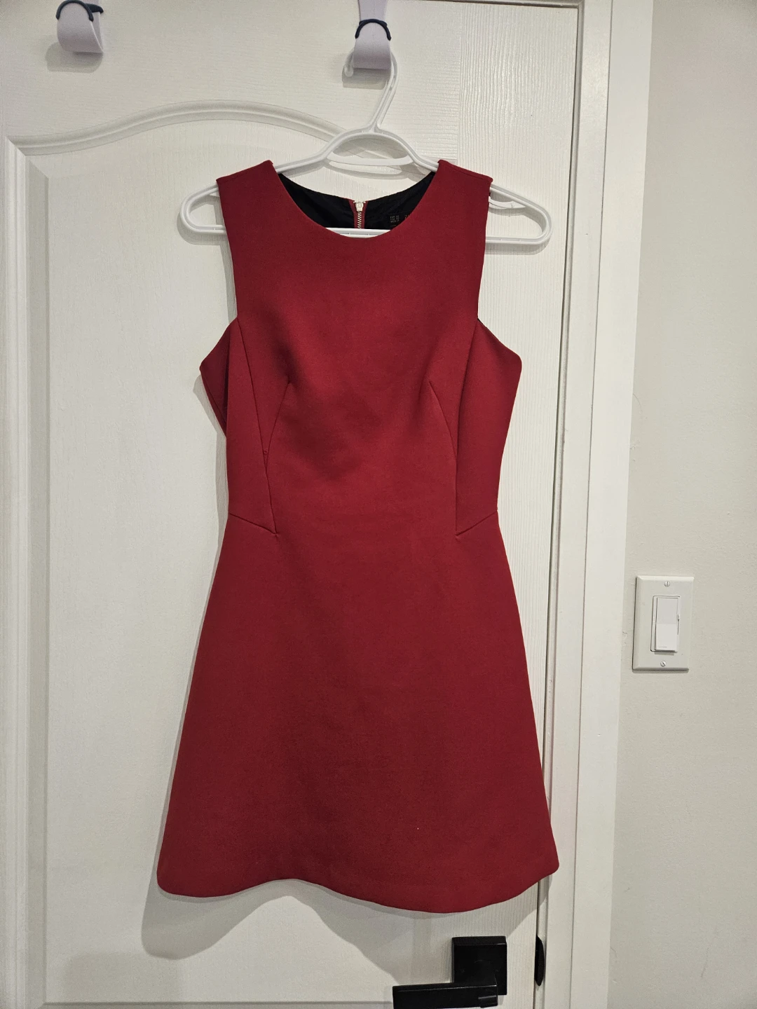 Zara Red Sleeveless Mini Dress