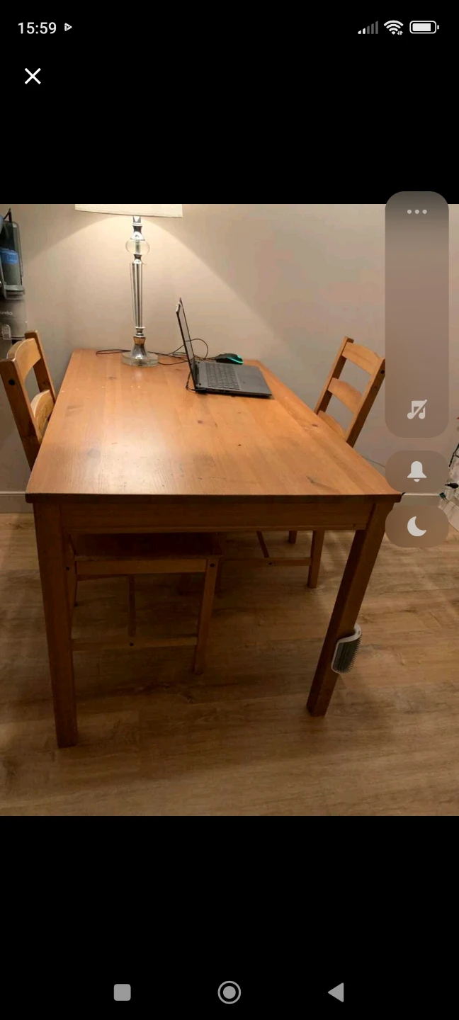 Free IKEA wood  table