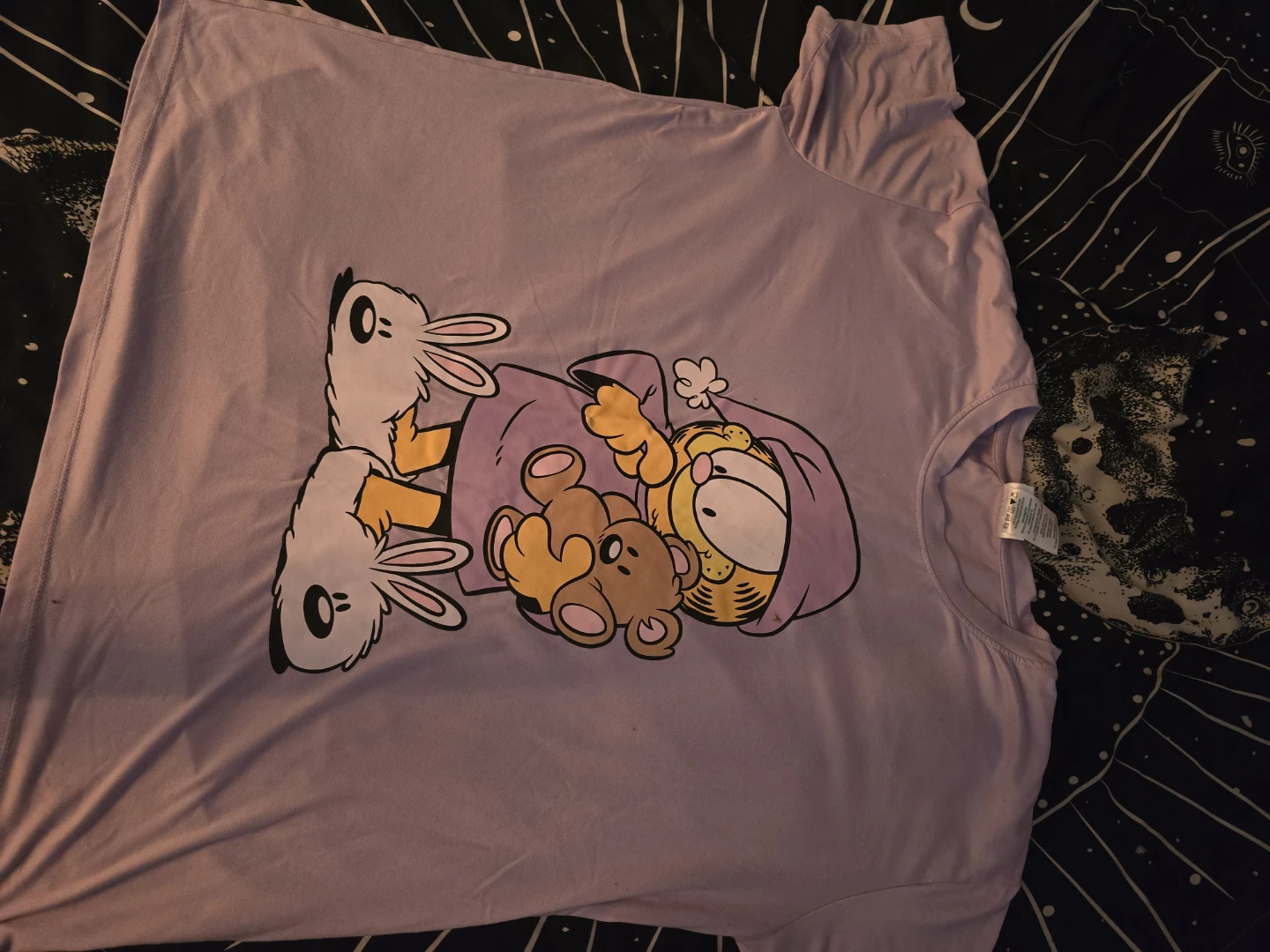Purple Garfield & Friends Pajama Set - Size large - photo 2