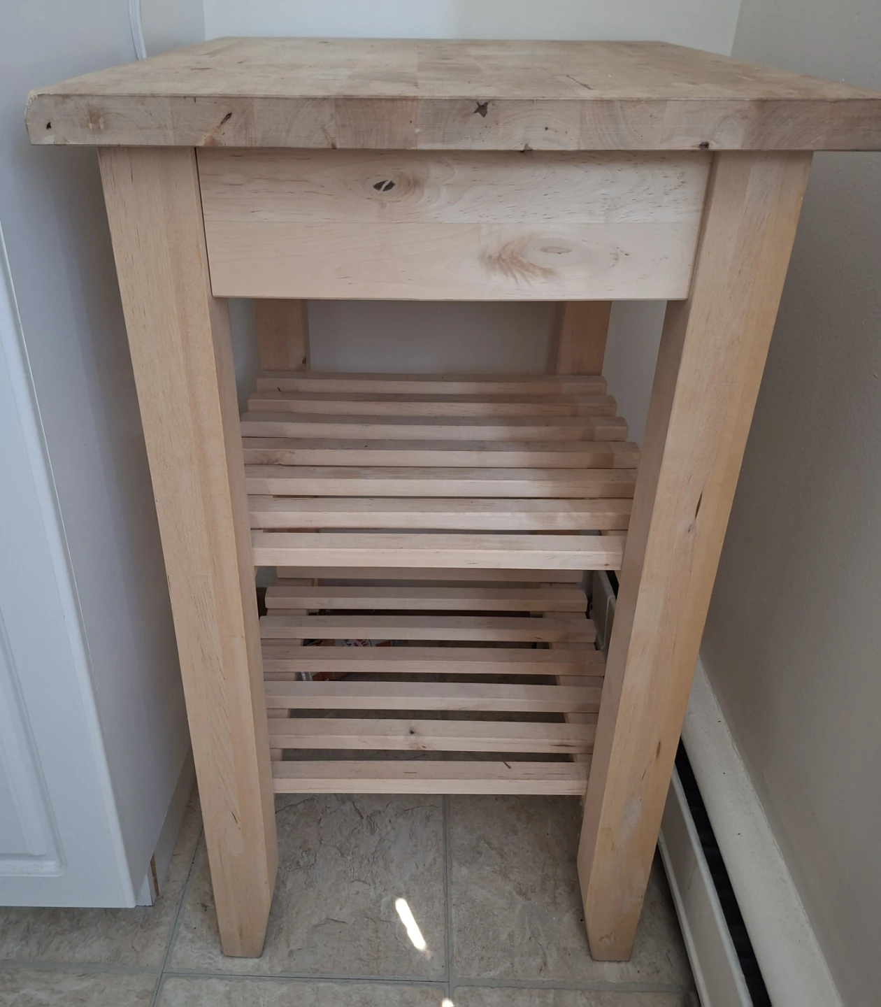 Wooden Kitchen Cart / Side Table - photo 2