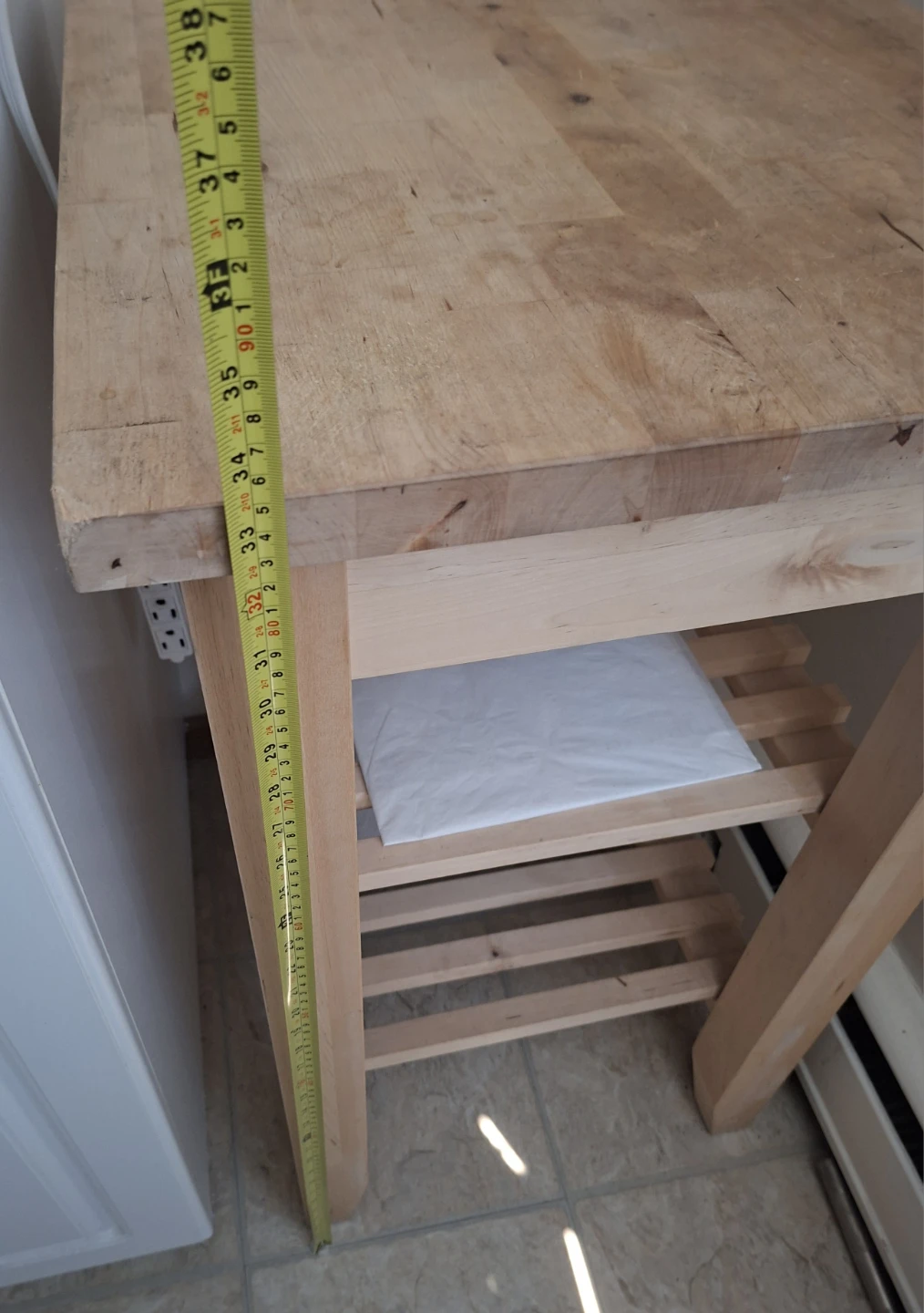 Wooden Kitchen Cart / Side Table - photo 5