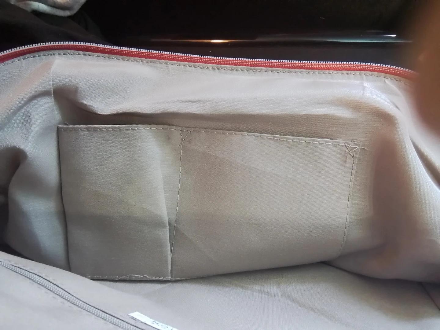 Kenneth Cole Reaction Orange Faux Leather Satchel Handbag - photo 5