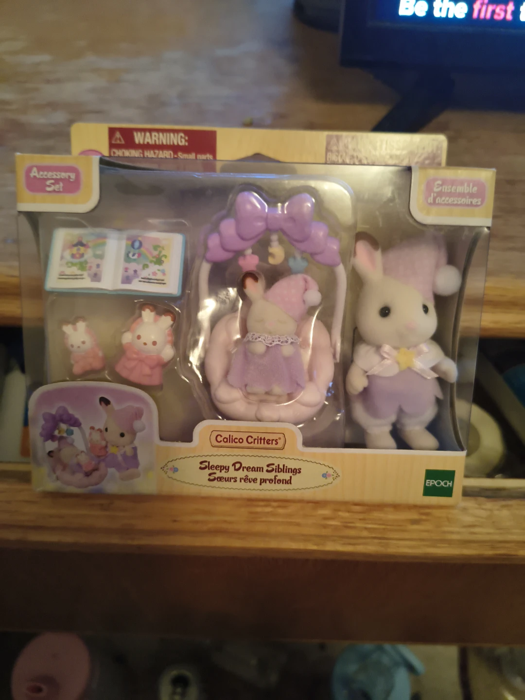 Calico Critters Sleepy Dream Siblings Accessory Set