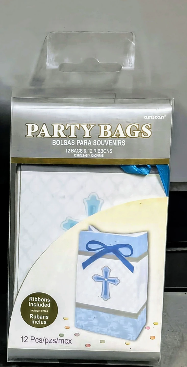 Blue Amscan Party Bags (Bolsas Para Souvenirs)