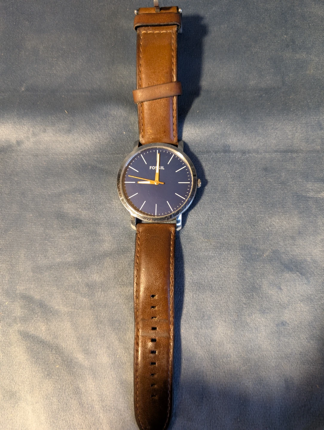 Fossil Watch with Brown Leather Strap