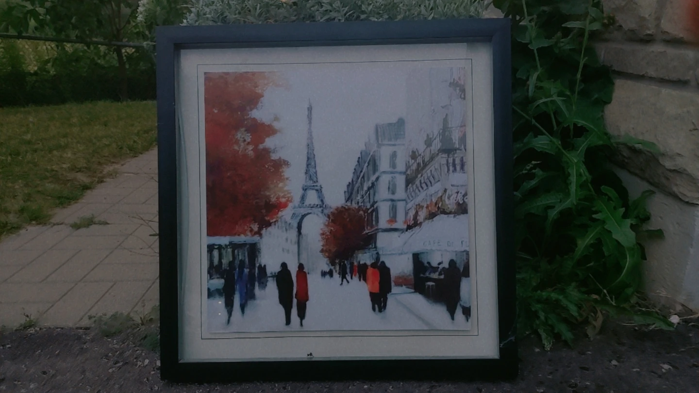 Framed Paris Scene Wall Art - photo 2
