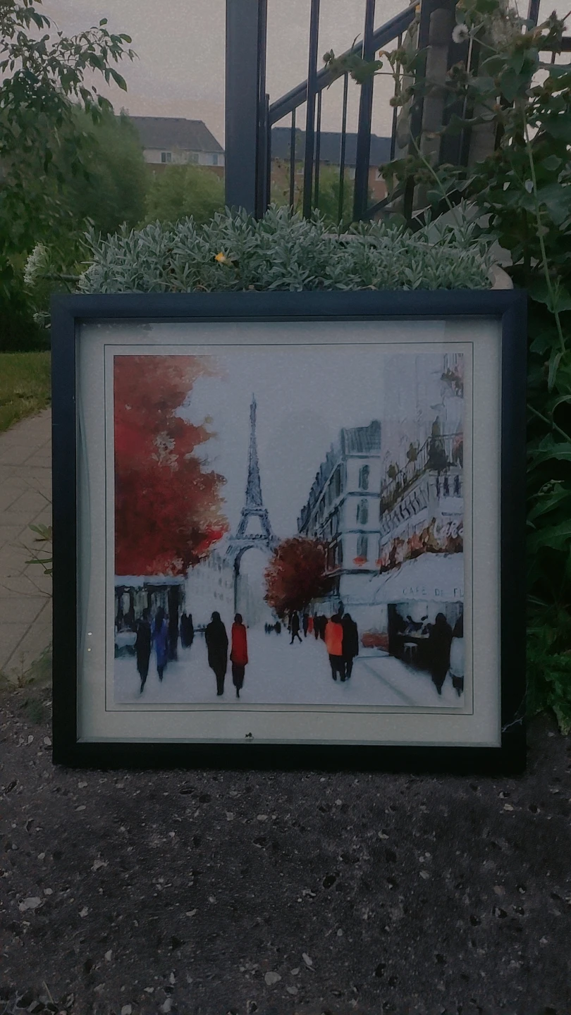 Framed Paris Scene Wall Art - photo 3