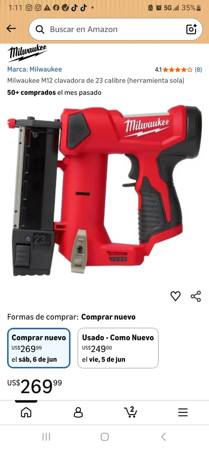 Milwaukee M12 23 Gauge Pin Nailer Kit - photo 2