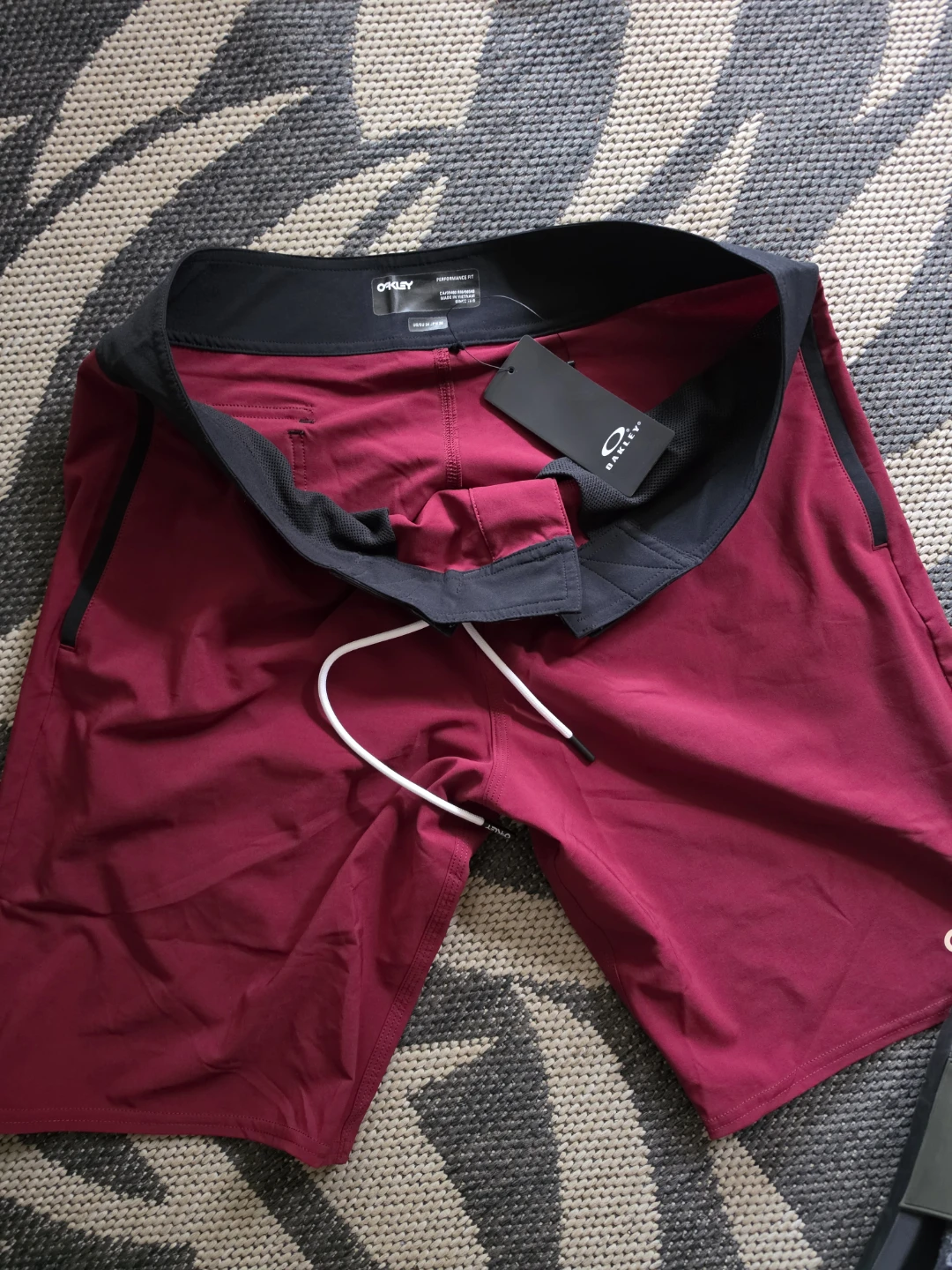 (New) Oakley Men's Board Shorts - Red-Size 34