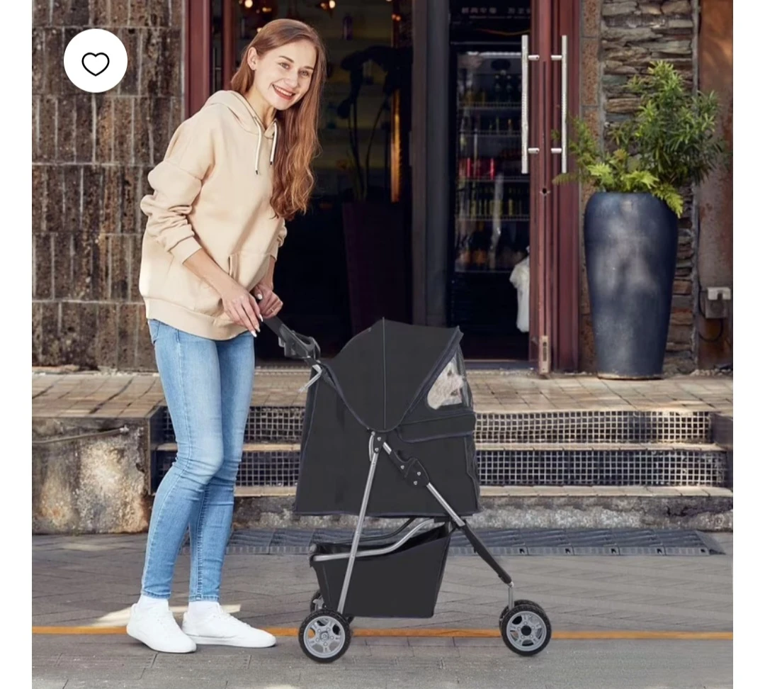 Black Pet Stroller - photo 5