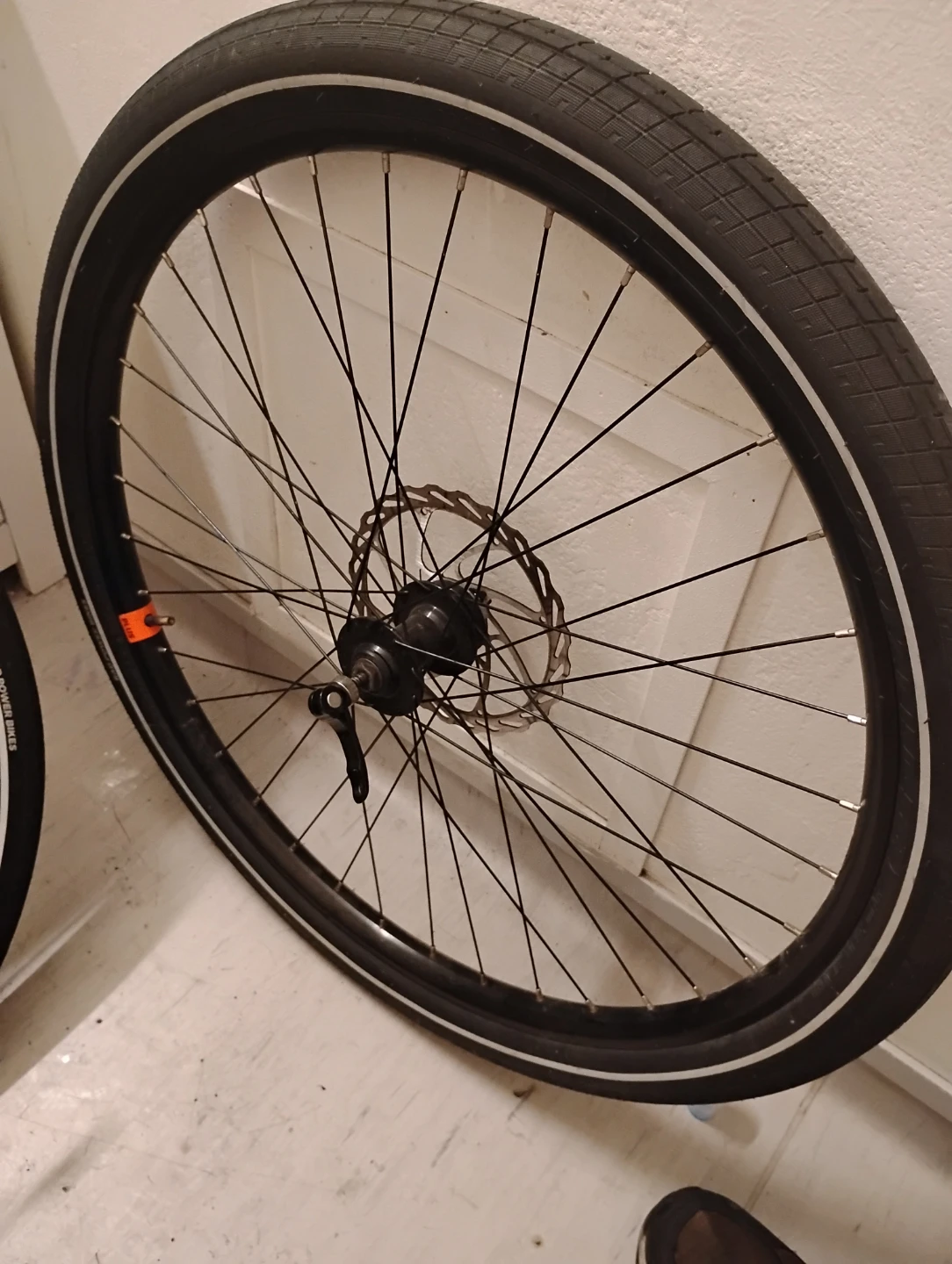EBike front wheel and Tire (27.5 x 2.0) w/ 180mm disc