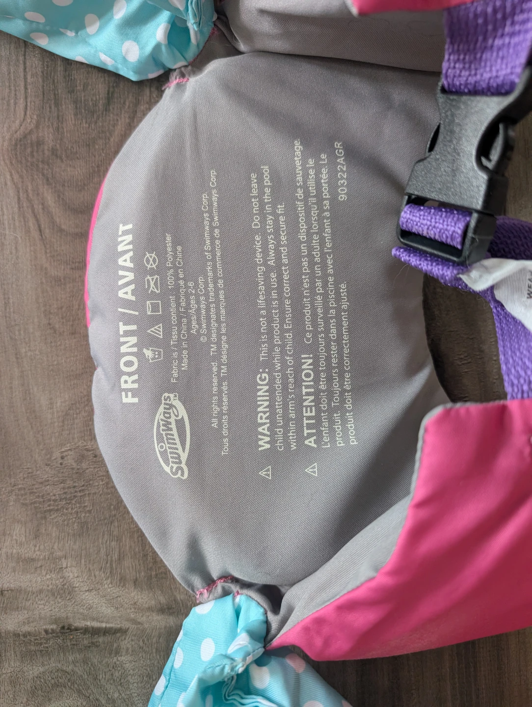 SwimWays Kids Swim Vest Floatation Device - photo 3