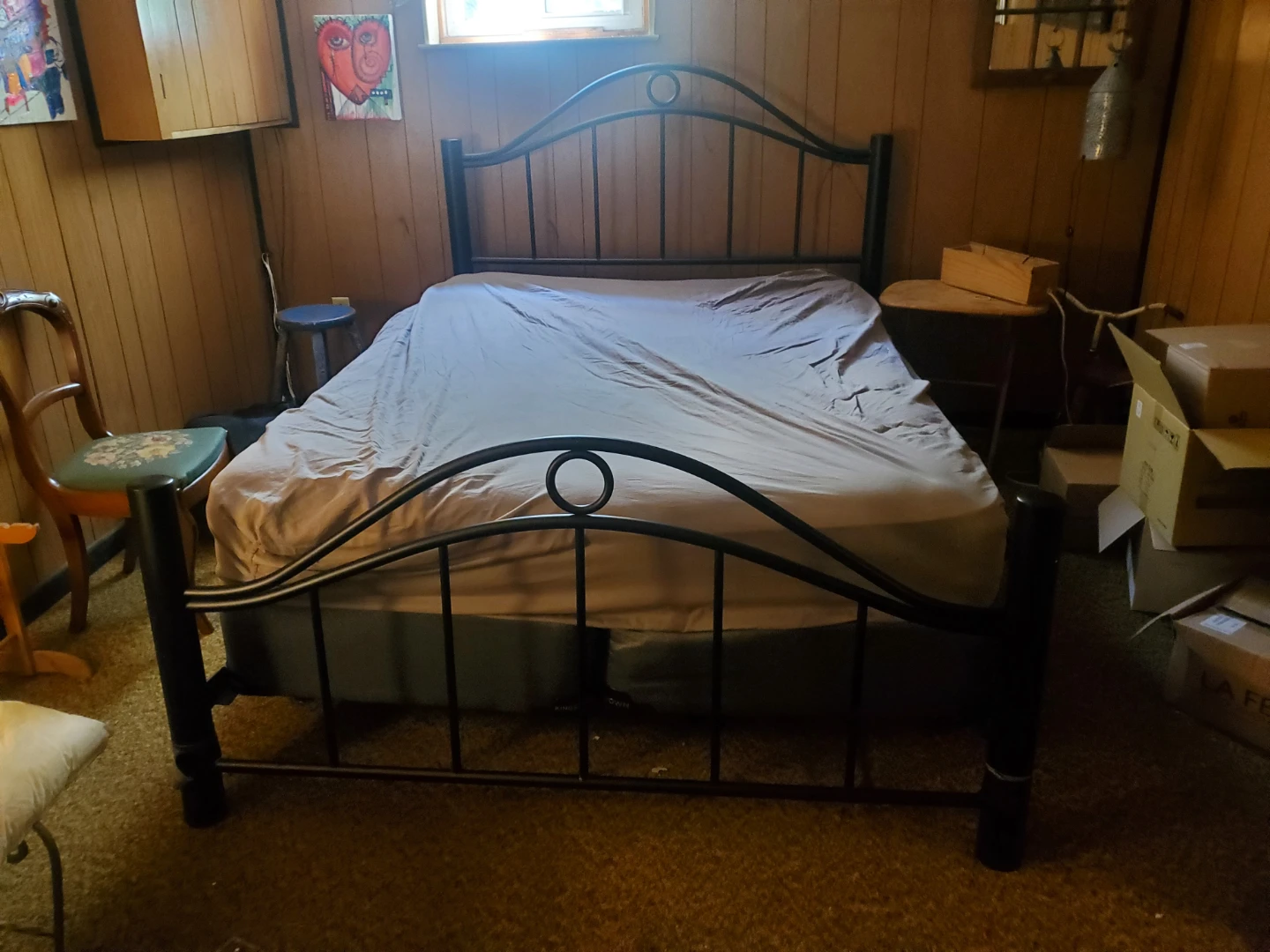 Queen Size Metal Bed Frame