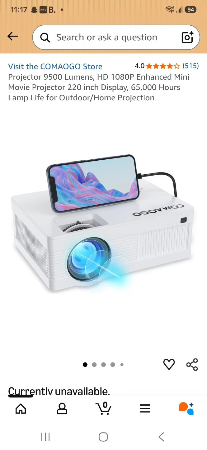 COMAOGO Mini Projector – Full HD 1080P - photo 2