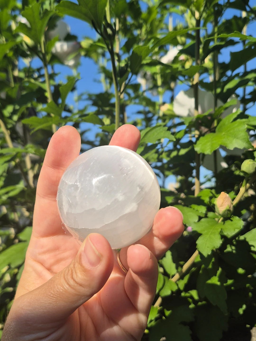 Selenite Sphere - Small #2