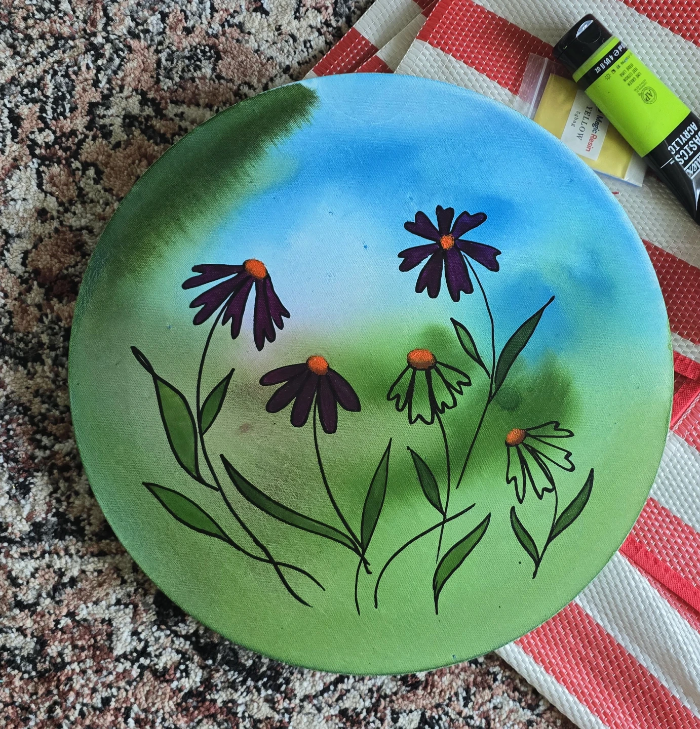 Acrylic Art Handpainted 100% Original
