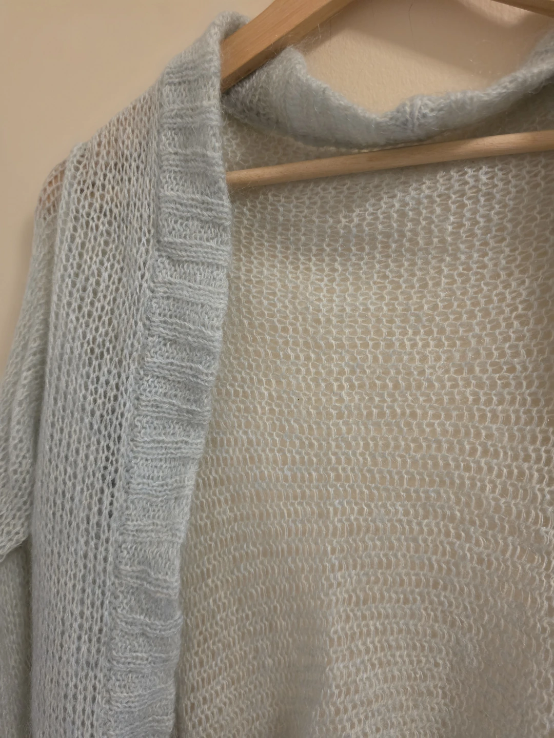 Light Blue Knit Cardigan M-L cottege core - photo 2