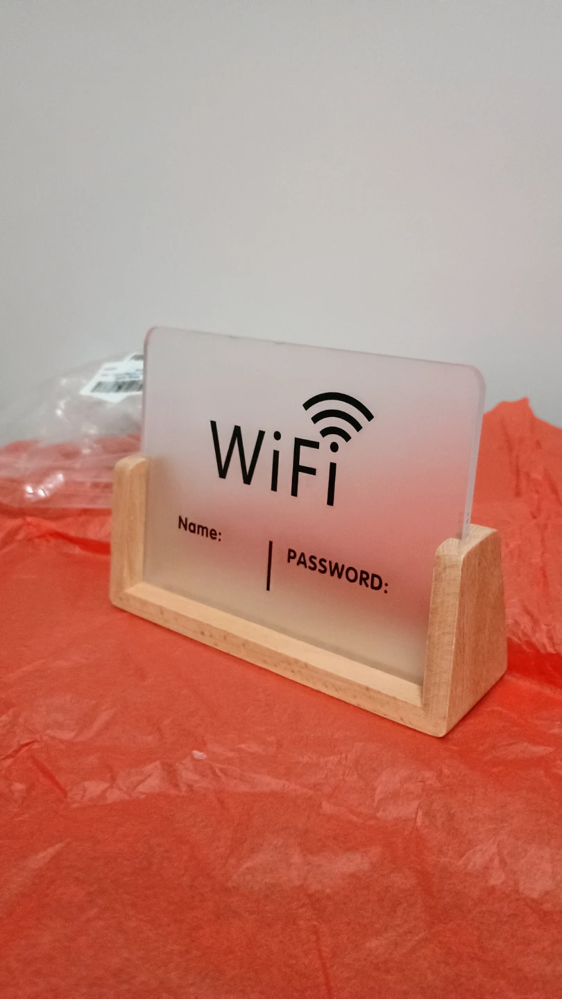 WiFi Password Sign