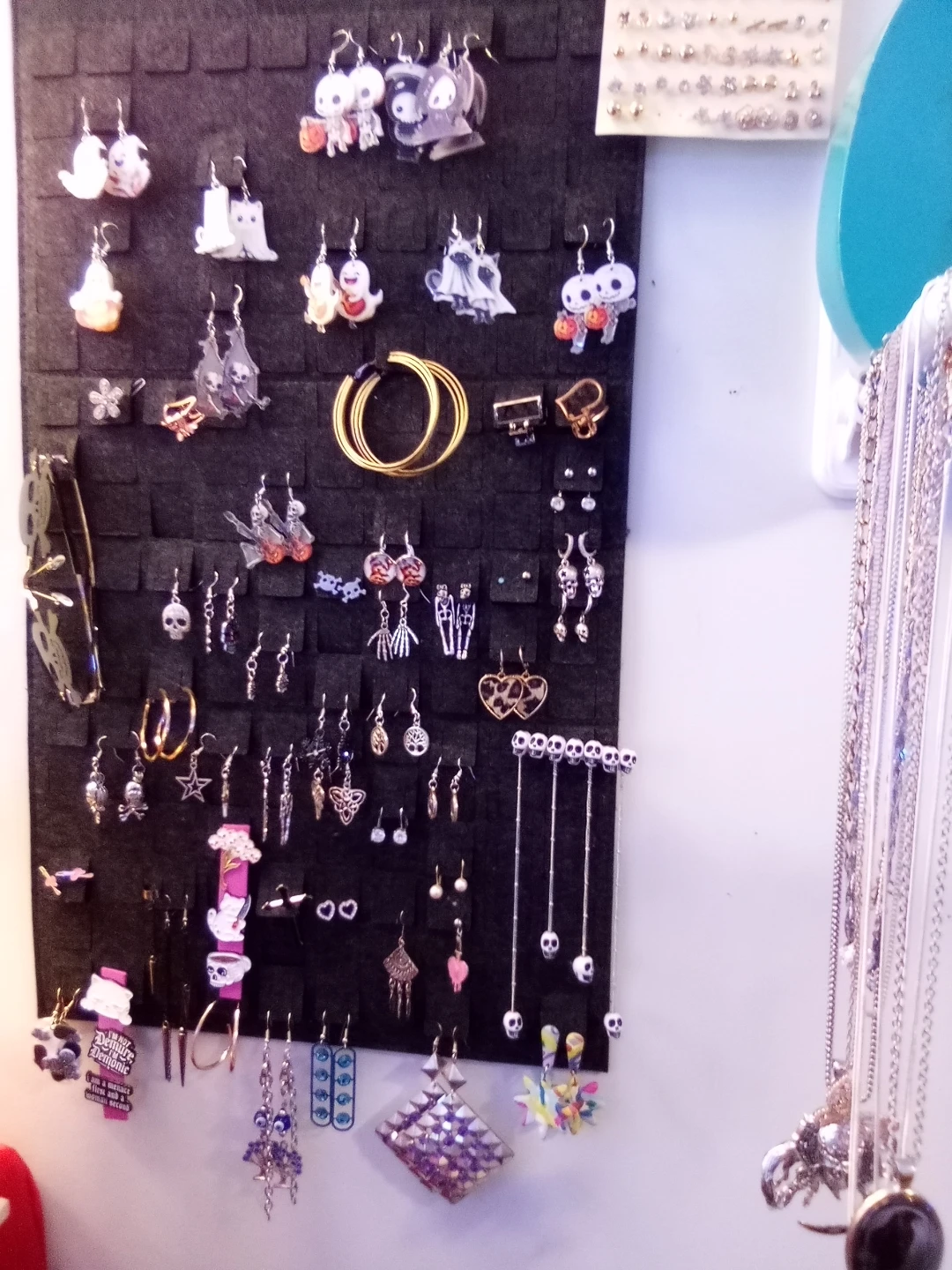 Assorted necklaces, earrings, and rings - photo 2