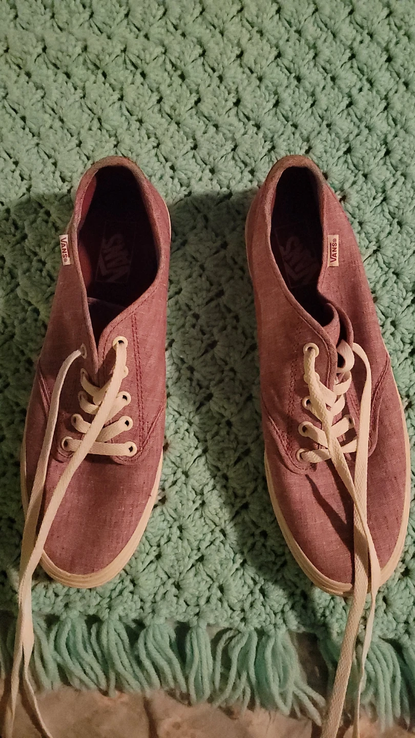 Vans Low Top Sneakers Pink Women's Size 7.5 - photo 3