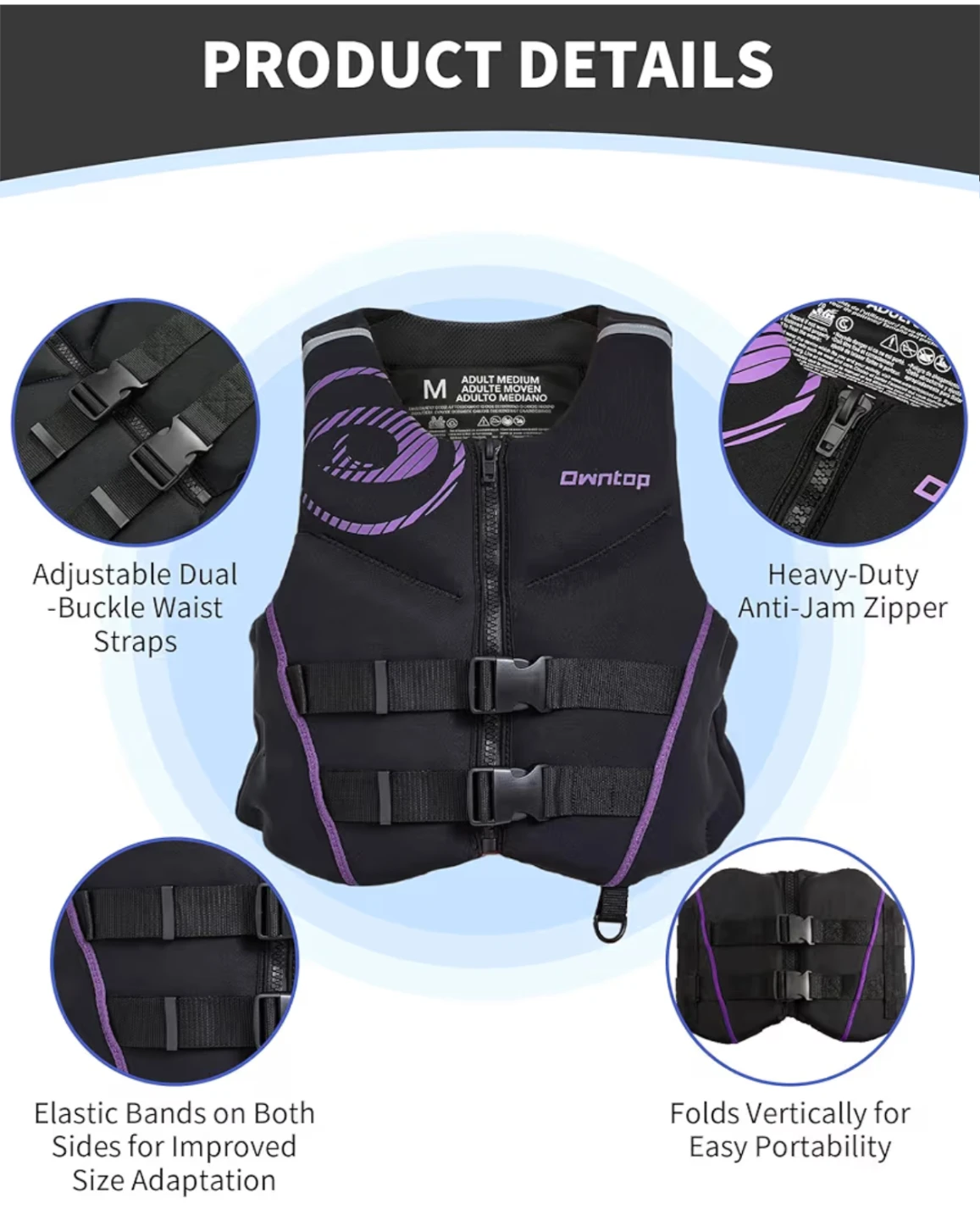 Owntop Adult Life Vest - Small - photo 4