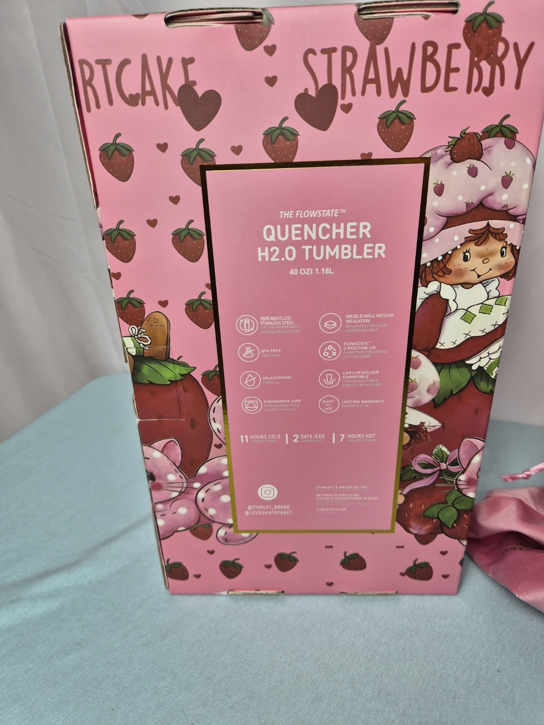 Strawberry Shortcake Stanley 40 oz Gift Bundle - photo 4