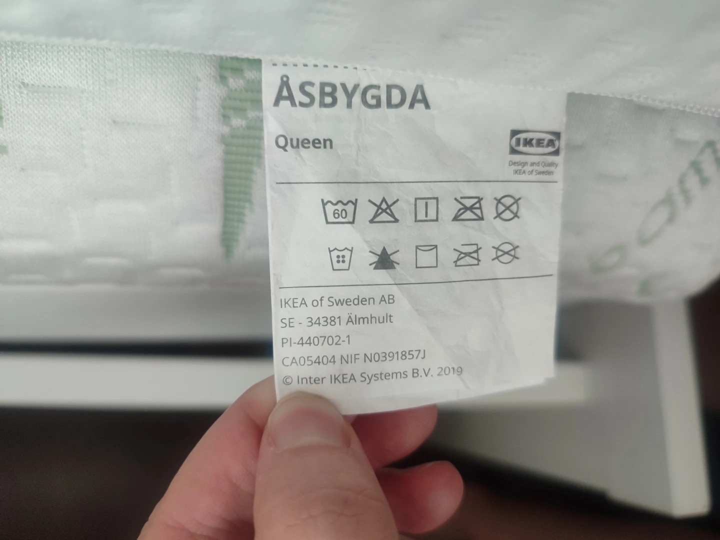 IKEA ÅSBYGDA Queen Foam Mattress