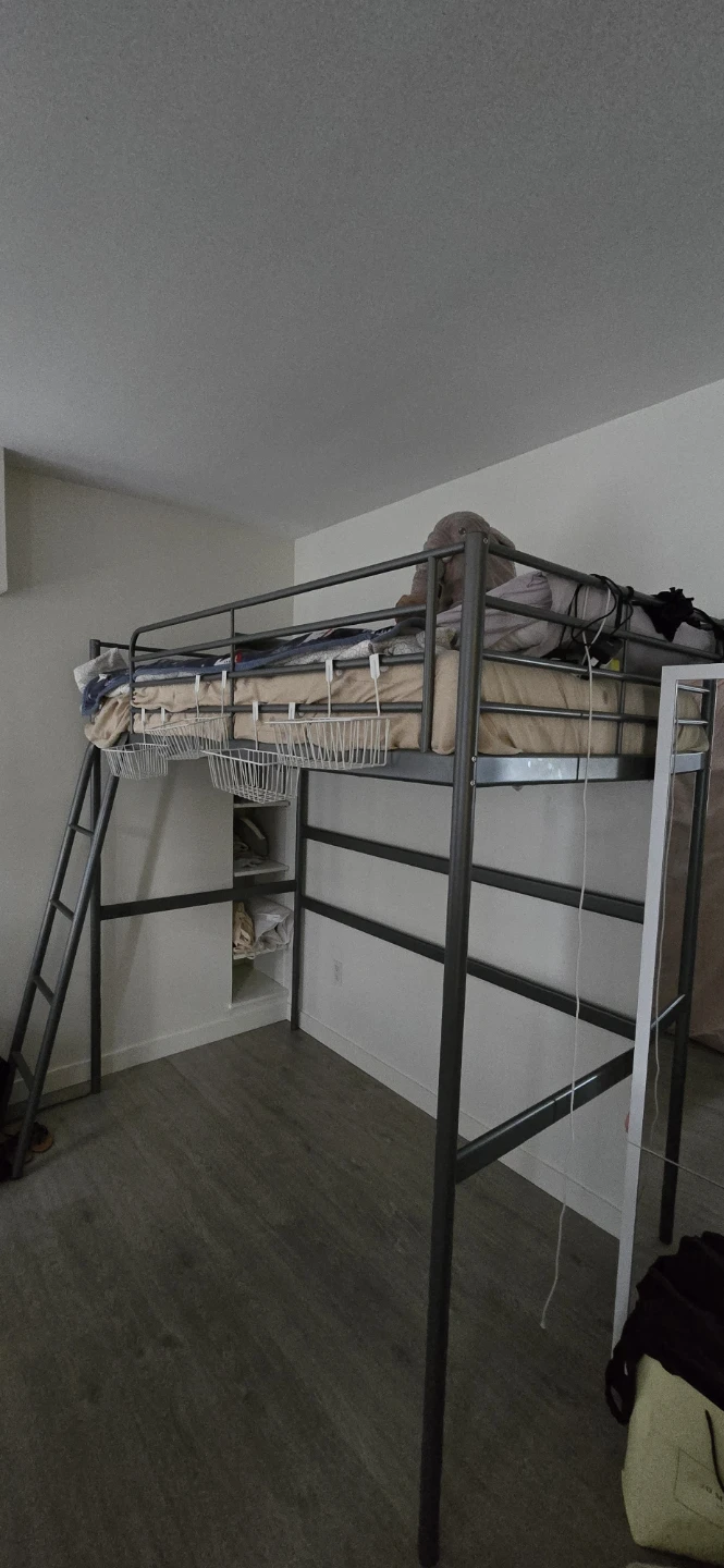 IKEA SVÄRTA Loft Bed Frame - Silver - photo 4