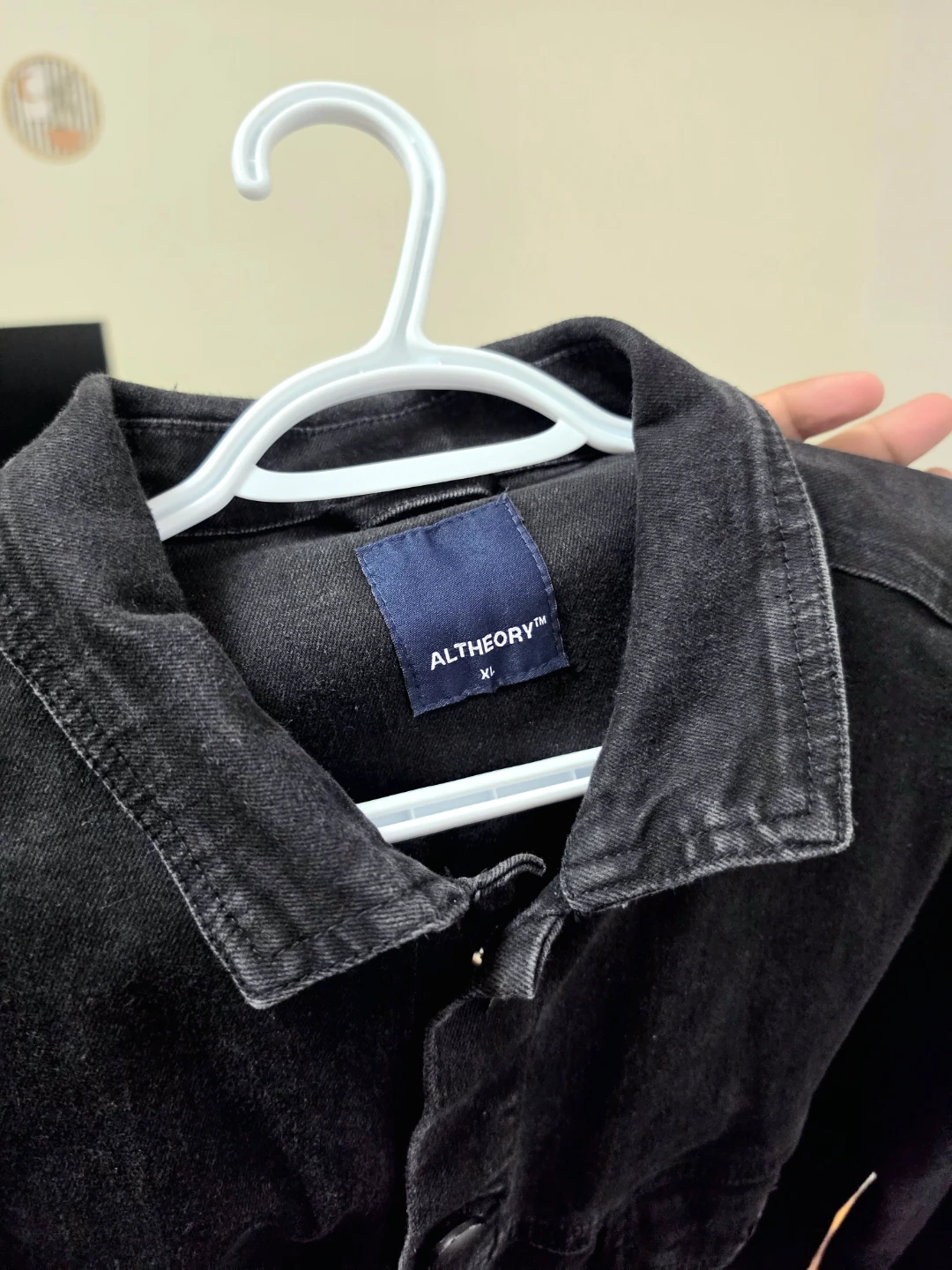 Altheory Denim Jacket - Black, Size XL - photo 2