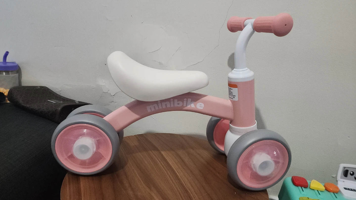 Pink Minibike Ride-On Toy