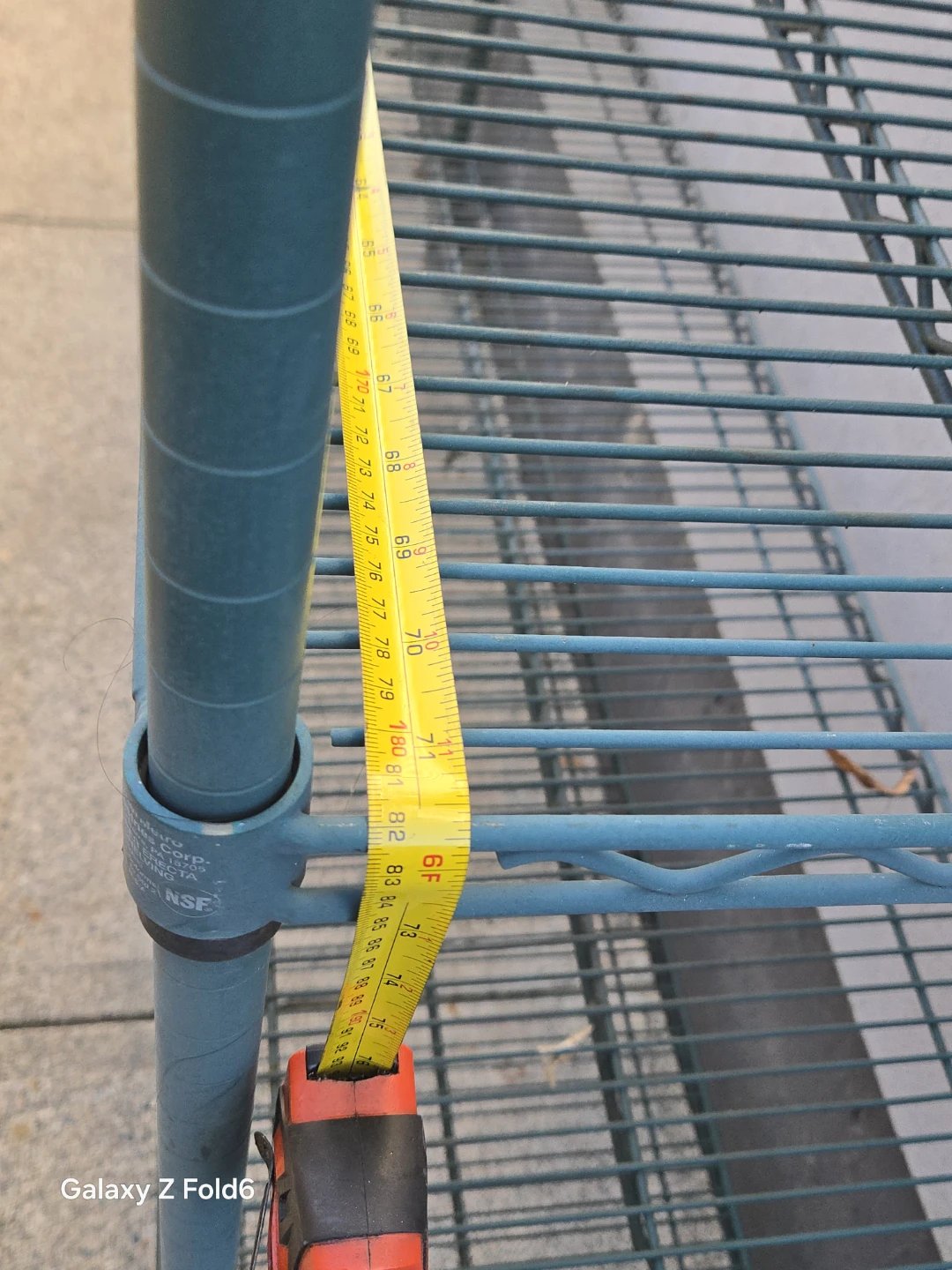 4 tier Green Wire Shelving Unit - photo 2